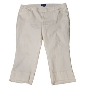 Democracy Ab Solution White Cropped Jeans